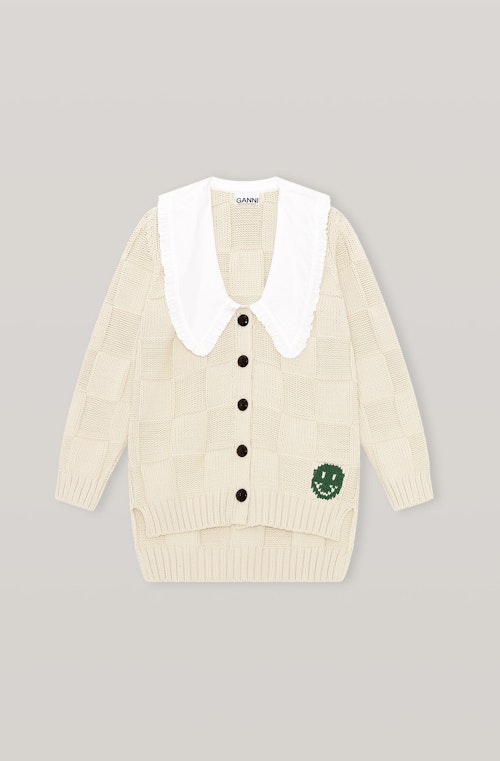 Cotton Rope Knit Cardigan, WAS £325 NOW £195