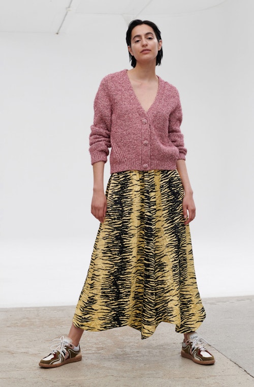 Chunky Glitter Knit Cardigan, WAS £255 NOW £153