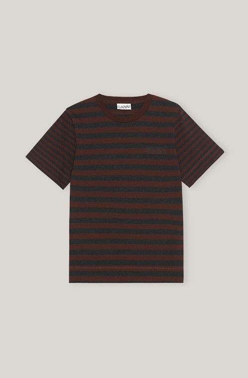 Thin Software Striped Jersey T-shirt, WAS £75 NOW £45