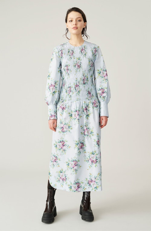 Organic Cotton Poplin Maxi Dress, WAS £255 NOW £178