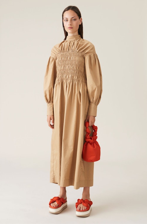 Cotton Canvas Dress, WAS £305 NOW £183