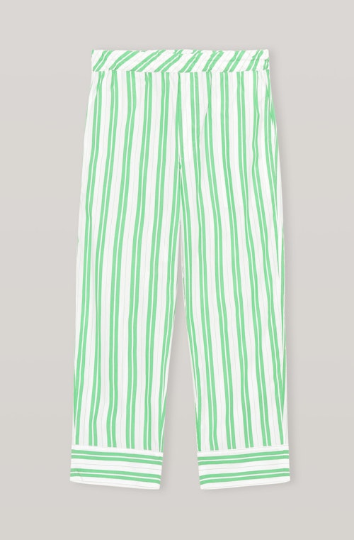 Stripe Cotton Pants, WAS £155 NOW £124