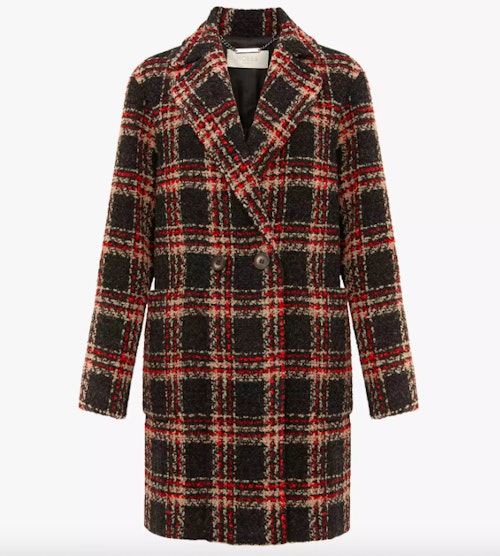 Hobbs, Carmina Check Coat, WAS £279 NOW £169
