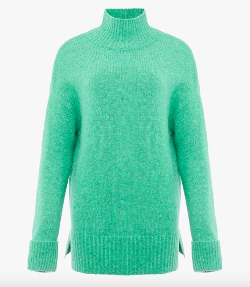 Hobbs, Lina Wool-Blend Funnel Neck Jumper, WAS £110 NOW £85