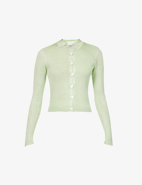 Calle del Mar, Ribbed Knitted Cardigan, WAS £385 NOW £150