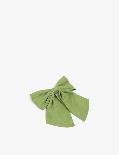 Henriette Von Grunberg, Oversized Linen Hair Bow, WAS £55 NOW £35
