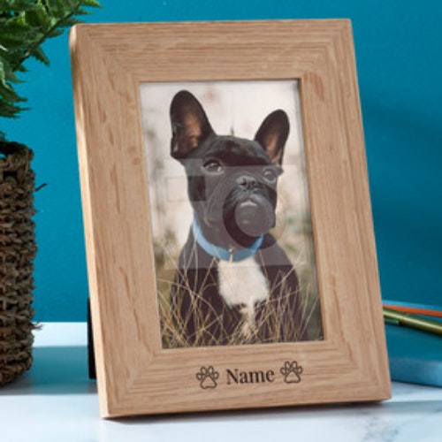 Pet Personalised Wooden Photo Frame