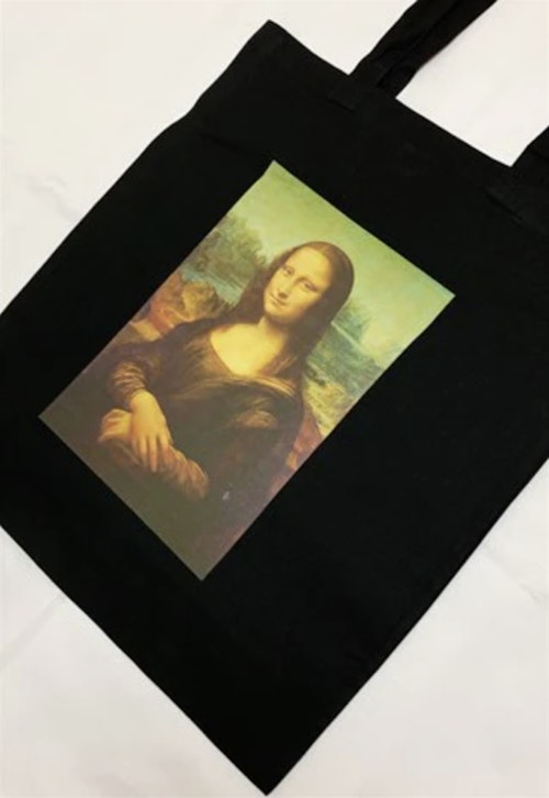 Mona Lisa Canvas Tote Bag