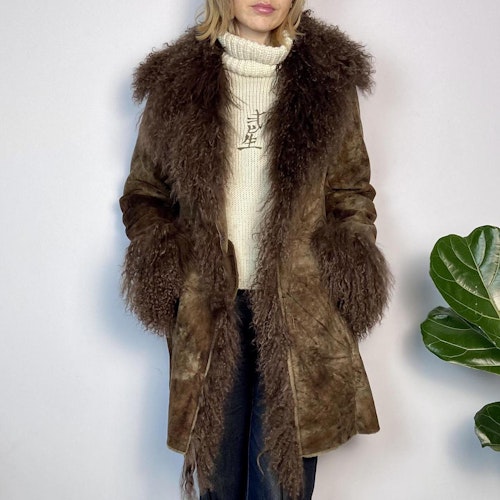 Vintage, Mongolian Wool Coat, £190