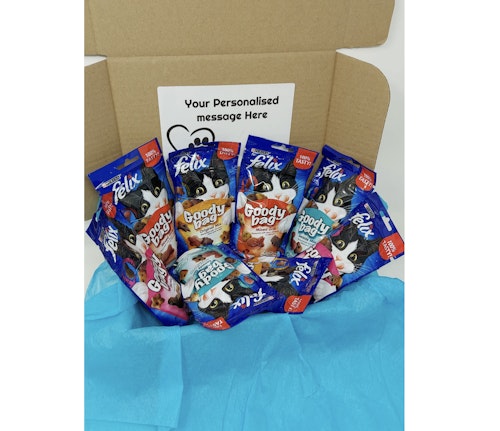 Personalized Cat Gift Box Treats