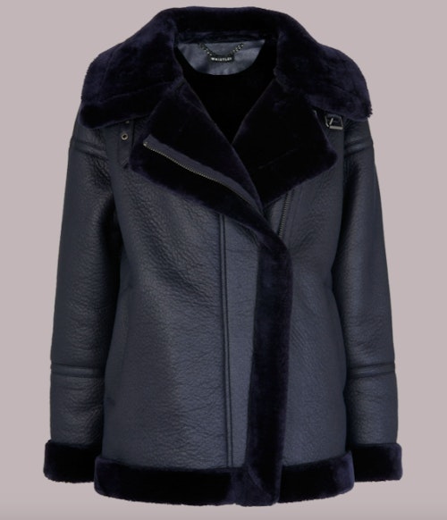 Whistles, Lauren Faux-Fur Biker, £195