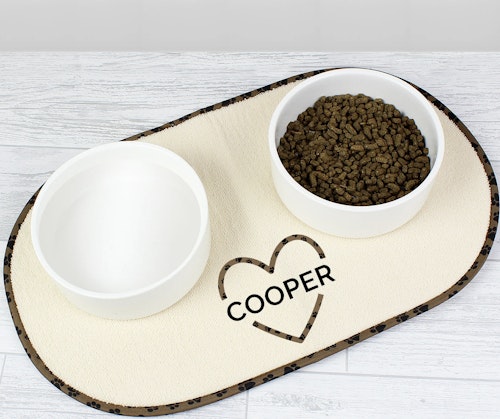 Personalised4uxx Personalised Love Heart Placemat Tray