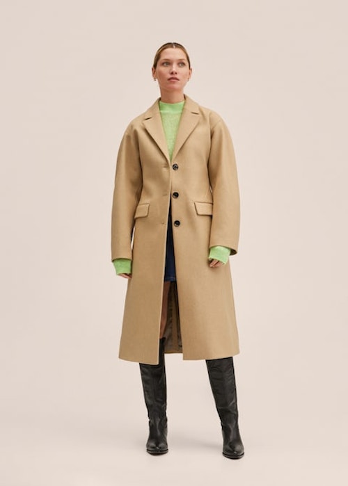 Mango, Oversize Wool Coat, £179.99