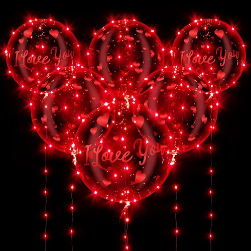 Valentines Day LED Balloons Decoration