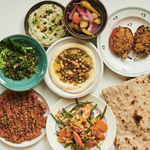 Vegetarian Meze Selection