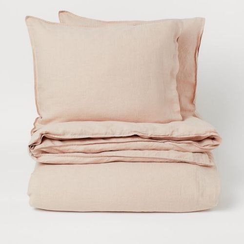 Linen double/king duvet cover set