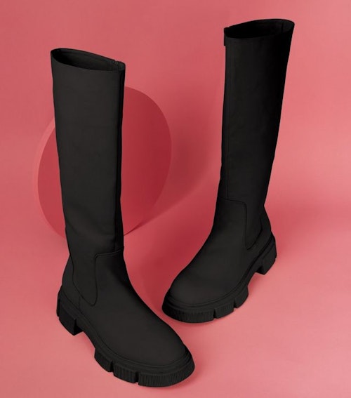 New Look, Black Chunky Boots, WERE £46.99 NOW £20