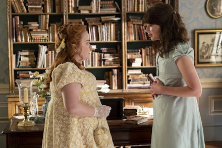 Bridgerton season 2 Penelope and Eloise Bridgerton season 2 Penelope and Eloise