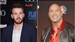 Chris Evans, Dwayne Johnson