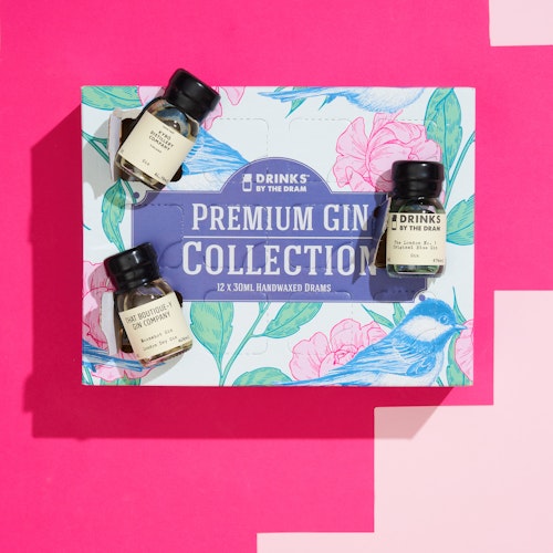 Drinks by the Dram 12 Dram Premium Gin Collection, Master of Malt Valentines Gift Guide For Her Female Women