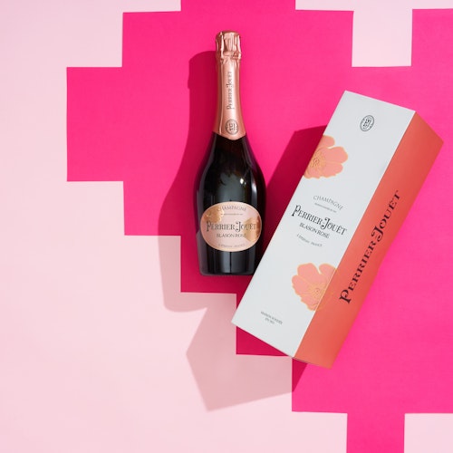 Perrier-Jouet Blason Rosu00e9 Champagne NV Gift Box, Whisky Exchange,