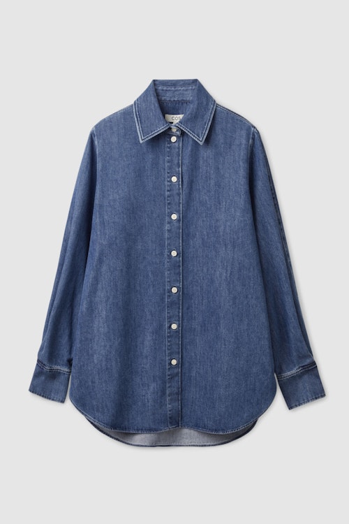 COS, Relaxed-Fit Denim Shirt, £59