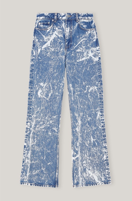 Ganni, Bleach Denim Betzy Jeans, £195