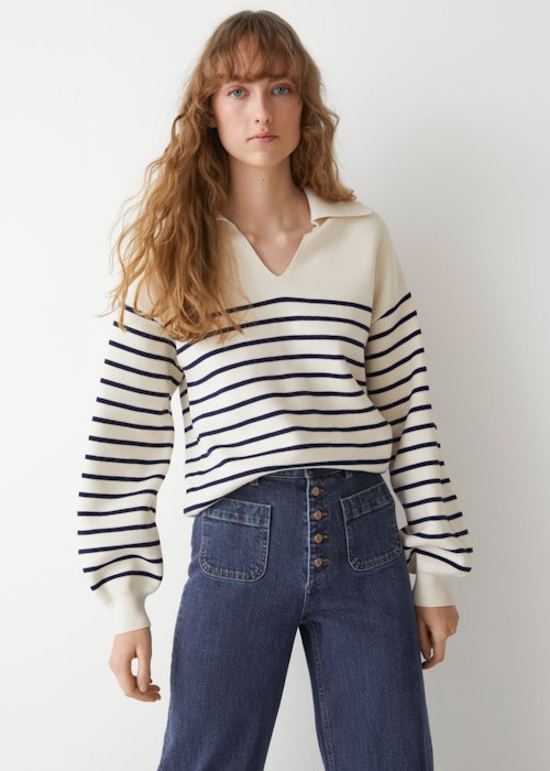 & Other Stories, Relaxed Collared Jumper, £65