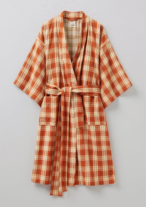 Toast, Brick Check Double Cotton Gown, £140