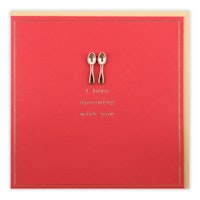 Clintons Spooning With You Valentine's Day Card