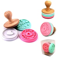 BestWayDigital Silicone Cookie Stamps Home Baking Tool