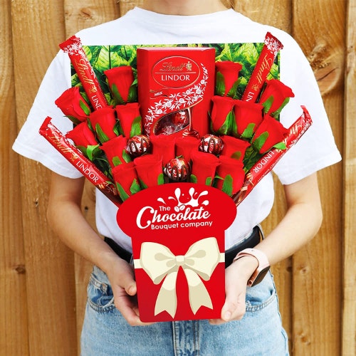 Large Lindt Lindor Chocolate Bouquet Gift Hamper