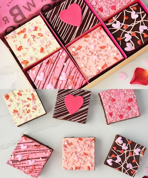 'Be Mine' Valentine's Brownies