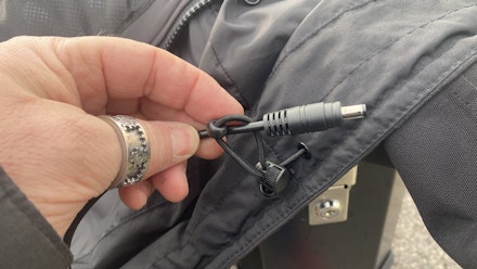 Use jacket features to keep wiring in place Use jacket features to keep wiring in place