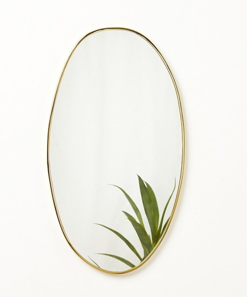 Oliver Bonas, Gold Metal Pebble Wall Mirror Medium, WAS £75 NOW £52