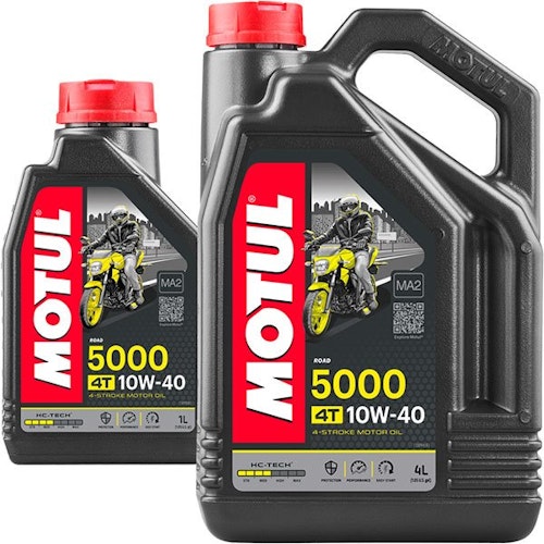 Motul 5000 10W-40 4L Plus 1L Engine Oil