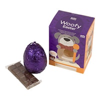 Pets at Home Woofy Easter Carob Easter Egg and Peanut Butter Dog Treat Bar