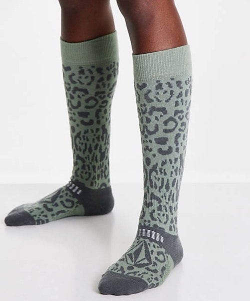 Volcom TTT Ski Socks In Dark Grey