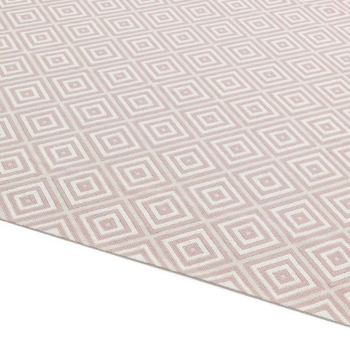 Carruth Tufted Pink/Ivory Indoor/Outdoor Rug