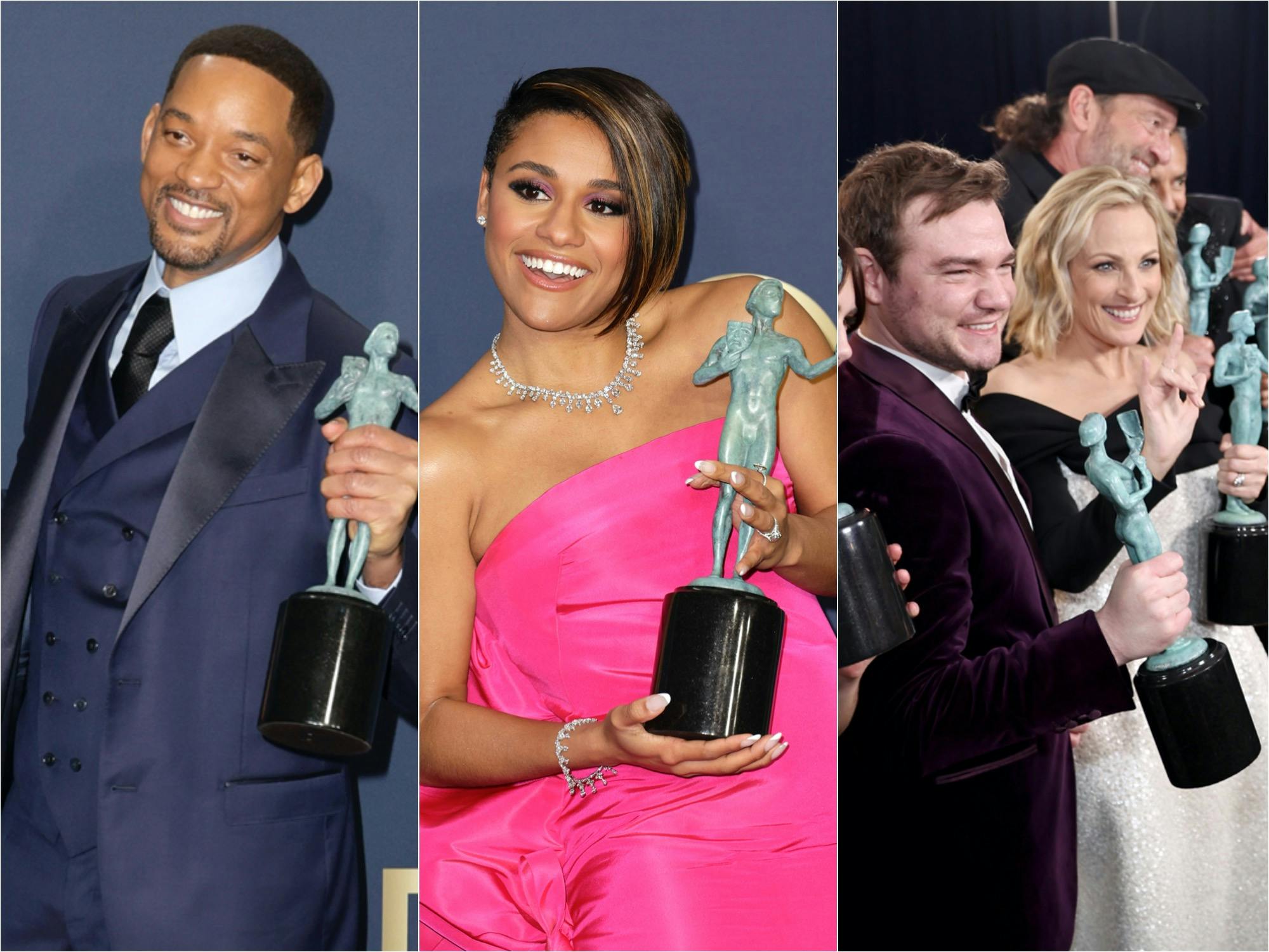 Will Smith, Ariana DeBose, CODA cast