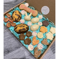 Easter dog friendly carob treat box