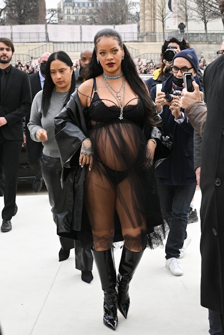 Rihanna outside Dior Rihanna outside Dior