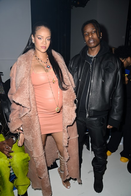 Rihanna and A$AP Rocky at Off-White Rihanna and A$AP Rocky at Off-White