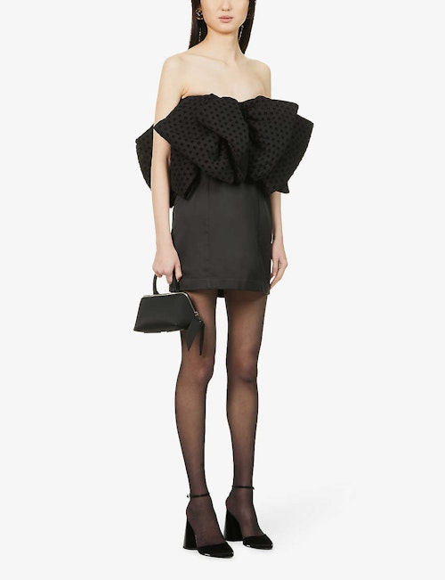 Rotate Birger Christensen, Natalie Bow-embellished Stretch-crepe Mini Dress, £320 at Selfridges