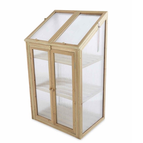 Natural Wooden Mini Greenhouse