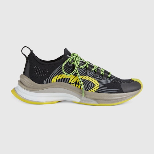 Gucci trainers Womens best prices Gucci, Run Mesh Sneakers In Black, £640
