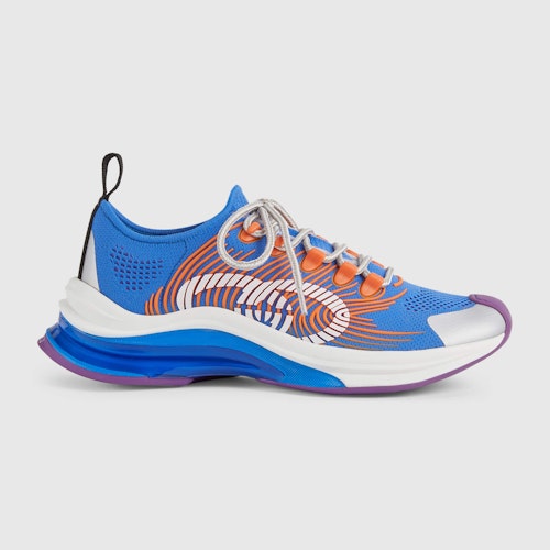 Gucci trainers Womens best prices Gucci, Women's Run Sneaker In Blue, £640