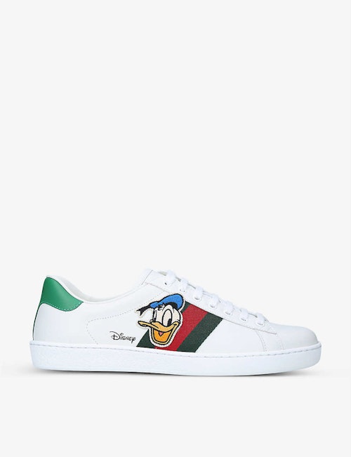 Gucci trainers Womens best prices Gucci, Womenu2019s Gucci x Disney New Ace Donald Trainers, £520