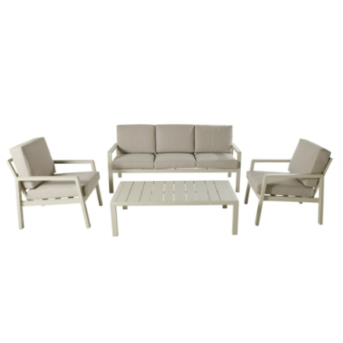 Santorin Metal 5 Seater Coffee Set