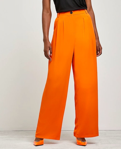 Orange Wide Leg Trousers